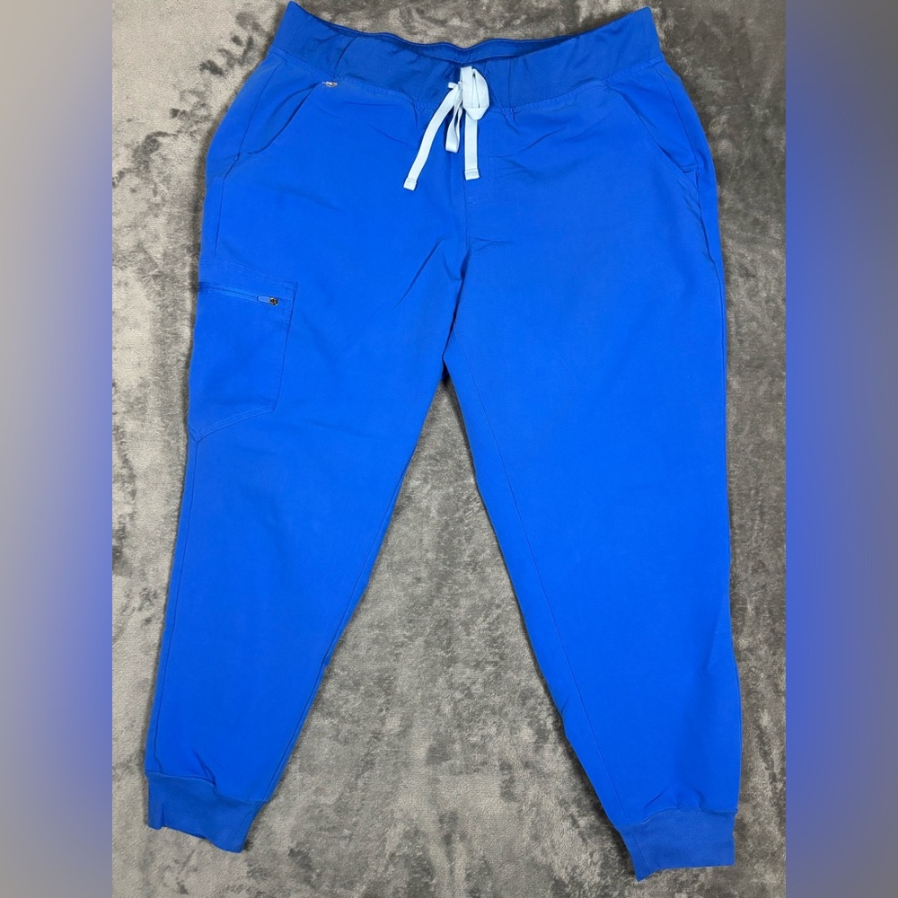 Figs‎ Zamora Jogger Scrub Pants Blue XL Petite